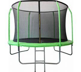 Батут с защитной сеткой внутри и лестницей SportElite 10FT 3.05 м, фибергласс, салатовый GB30201-10FT 