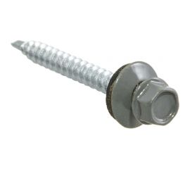 Кровельные саморезы с буром Стройбат 4,8x35 тем.серые 250 шт. 287380 