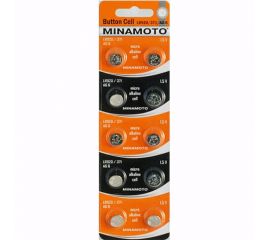 Батарейка часовая Minamoto AG6 LR920, 10 card 55006 