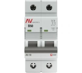 Автоматический выключатель EKF AV-6 2P 50A B 6kA AVERES SQmcb6-2-50B-av 