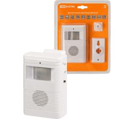 Датчик-звонок движения ДЗв-Д-01 инфракрасный, 6 м, 32 мелодии, 3x1.5 В АА, 80 дБ, IP20 TDM SQ2604-0001 