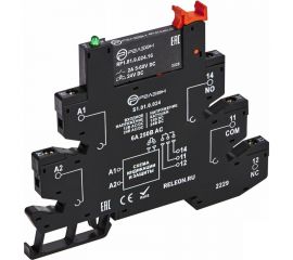 Интерфейсный модуль твердотельного реле; РЕЛЕОН 1НО 2А; 24В AC/DC; вых. цепь 5-60В DC; RM181002416 