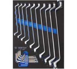 Набор накидных ключей и TORX L-образных, ложемент, 19шт KING TONY 9-90119MRV 