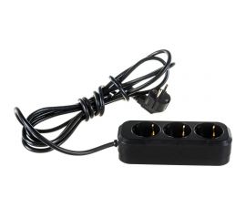 Бытовой удлинитель Gigant с заземлением ПВС 3x0,75 3500Вт 3 гнезда 3м 80083 