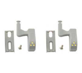 Светодиодный светильник Uniel пушлайт на петлю в кухонный шкаф ULK-C02 23A GREY SET2 UL-00008933 