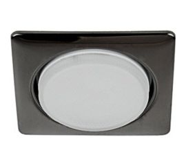 Светильник ЭРА под лампу Gx53 квадратный, 220V, 13W, черный металл KL71 BK 1 к Б0048957 