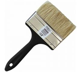 Плоская кисть Петрович 50 мм, светлая натуральная щетина, пластиковая ручка 4100000704 