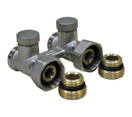 Двойной узел для нижнего подключения радиатора ALTSTREAM ALT-T прямой 1/2х3/4 024060101 