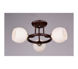 Люстра РОССВЕТ 3х60ВтхE27 РС19610 BRN+FG/3C 