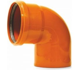 Отвод ООО МультиМирПласт 110x87.5 SN4 рыжий ОТВ НК 110/87.5 SN4 