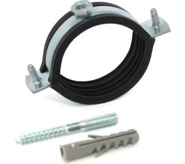 Сантехнический хомут для труб со шпилькой и дюбелем СВК М8, 54-59 мм, 1 3/4"" SVK-F054М8i 