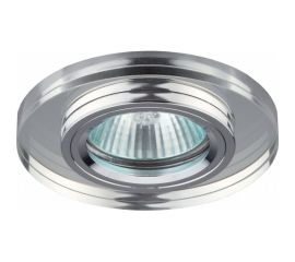 Светильник ЭРА DK7 CH/WH декор стекло круглое хром/зеркальный C0043735 