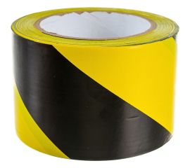 Лента ПВХ для разметки Mehlhose GmbH толщина 150 мкм цвет желто-черный KMSW07533 
