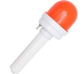Сигнальный фонарь ПРОТЭКТ пластмассовый, с длинной ручкой, три режима работы, в комплекте с батарейками, оранжевый, ФС 4.1 А 