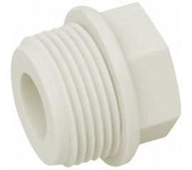 Резьбовая заглушка СТМ PP-R DN 20 ПЛАСТ CPECM020 