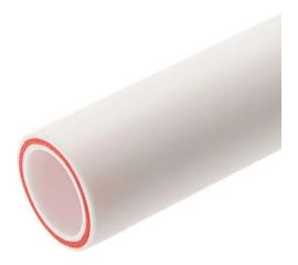 Труба VALFEX PP-R белая, армированная стекловолокном, 40х6.7 мм, 2 м, Т 90°С Ру25 SDR6 101060402 033-2479 