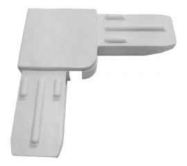 Уголок для профиля москитной сетки ООО ""Полимер-Фарм"" белый, 25 мм 4687202531233 