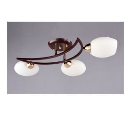 Люстра РОССВЕТ 3х60ВтхE14 РС20176 BRN+FG/3C 