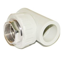 Полипропиленовый тройник Гроссис ВР 25-1/2" 0301788 