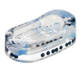 Мыльница Аквалиния Голубые лепестки, большая A8753_W45 