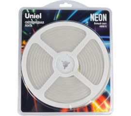 Светодиодная гибкая герметичная лента Uniel NEON ULS-N01-2835-120LED/m-6mm-IP67-DC12V-9W/m-5M-4000K UL-00009083 