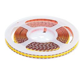 Светодиодная лента MAKSILED 12В, 10Вт/м, 528 д/м, COB, IP20, 5м, ML-R528-COB-WW-S 