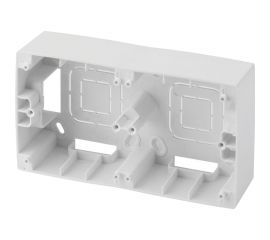 Коробка накладного монтажа ЭРА 12-6102-01 2 поста, Эра 12, белый Б0043170 