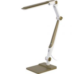 Настольный светодиодный светильник ЭРА NLED-497-12W-G на струбцине и с основанием, золото Б0052773 
