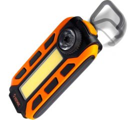 Фонарь светильник КОСМОС рабочая серия 5Вт COB+1ВтLED/кол линза/3xAAА/ABSпластик/магнит/крюк/зажим, KOS703B 