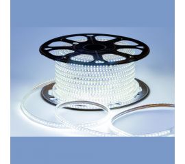 Светодиодная лента OGM 220В, 7Вт/м, smd2835, 120д/м, ip65, 600Лм/м, 13x7мм, 50м, 6500к / O17-09 