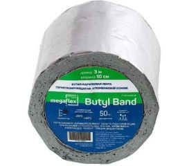 Самоклеящаяся бутил-каучуковая лента-герметик на алюминиевой основе Megaflex butyl band (100 мм х 3 м) MEGBU.100.3 