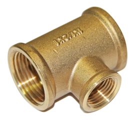 Тройник Гроссис (латунь) переходной ВР 1" х 1/2" х 1" 0730339 