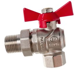 Шаровой кран EUROS Grand угловой с американкой (ручка-бабочка), 1/2"" ВР-НР EU.YT1288030 12_k 