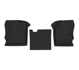 Салонный резиновый коврик REZKON черный для Газель Next 16-Н.В. передний ряд сидений 1040005800 