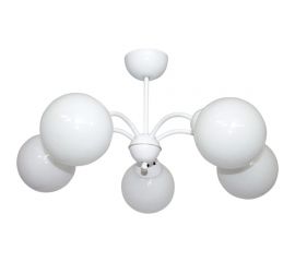 Светильник ЭЛЕТЕХ Лера, 157, Плафон 01861, НСБ 01-5х60-119, Е27, MAXEL белый 1005403774 