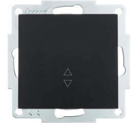 Проходной выключатель Lezard VESNA чёрный бархат 742-4288-105 