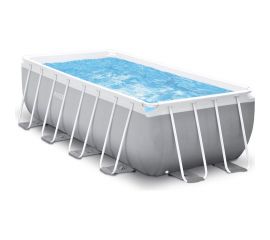 Каркасный бассейн Intex Prism Frame 400х200х122 см, 8418л, фильтр-насос 2006л\ч, лестница, 26790 