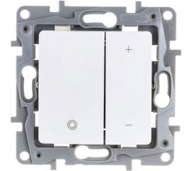Механизм светорегулятора Legrand СП Etika 400 Вт нажимной белый Leg 672218 