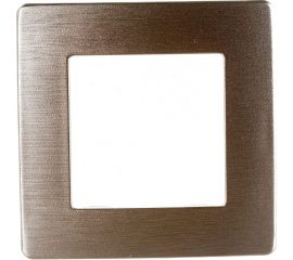 Рамка для розеток и выключателей ЭРА Серия 12 12510104 на 1 пост, Сатин, шампань Б0052502 