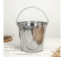 Подойник СИМАЛЕНД 9 л, нержавеющая сталь 2908809 