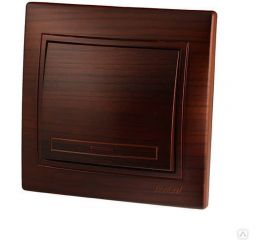 Выключатель с подсветкой Lezard, MIRA, маун, 701-0404-111 