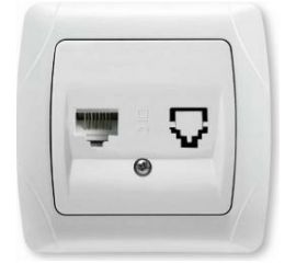 Розетка VIKO TF гнездо белый Carmen 90561013 