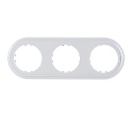 3-постовая рамка LK Studio круглая, белая, LK Vintage-Classic 889304-1 