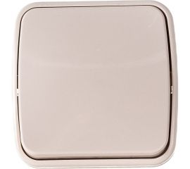 1-клавишный выключатель TDM открытой установки IP20 10А, слоновая кость ""Дача"" Народная SQ1824-0014 