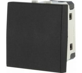 1-клавишный выключатель LK Studio 45x45 (сх.1) 16 A. 250 B черный бархат LK45 850708-1 