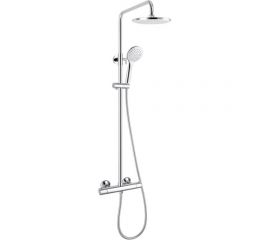 Душевая система с термостатом для душа SmartSant СМАРТ комплект термостат, смеситель для душа, штанга регулируемая SM1211AA 