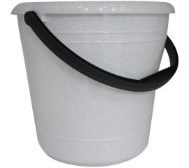Пластиковое ведро с ручкой Элластик-Пласт 6 л, мраморное ЭП 962927 