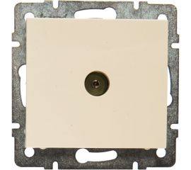 Телевизионная розетка LEZARD RAIN оконечная крем 703-0388-130 