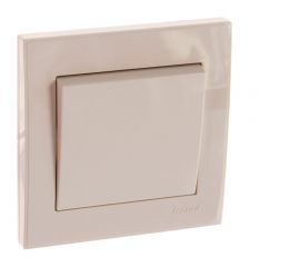 Выключатель LEZARD 703-0303-100 RAIN крем 