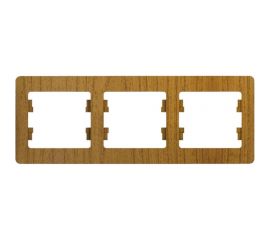 3-постовая горизонтальная рамка Schneider Electric GLOSSA ДЕРЕВО ДУБ GSL000503 